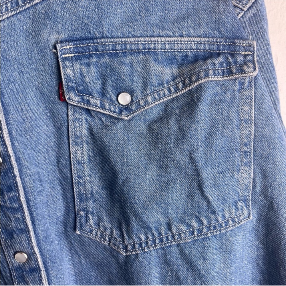 LEVI’S Dorsey Patchwork Western Shirt - Picture 13 of 15